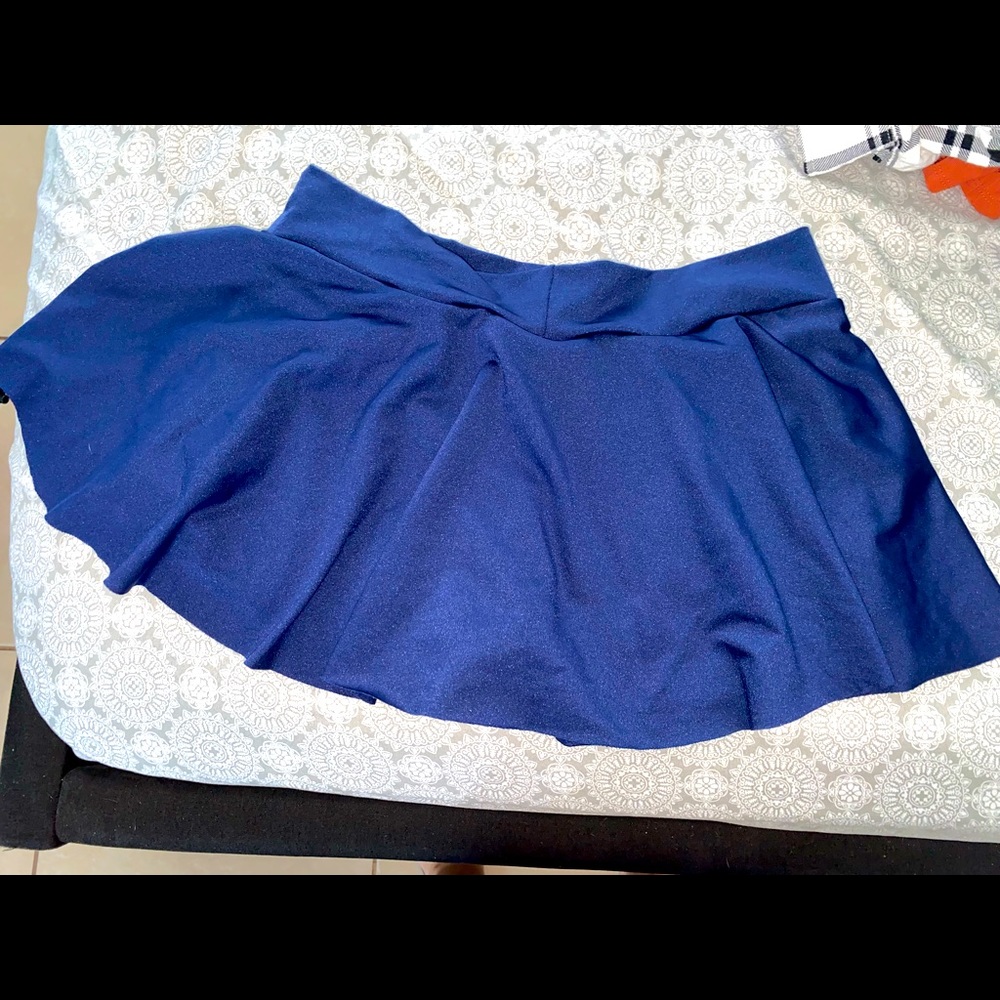 Small navy blue skort
